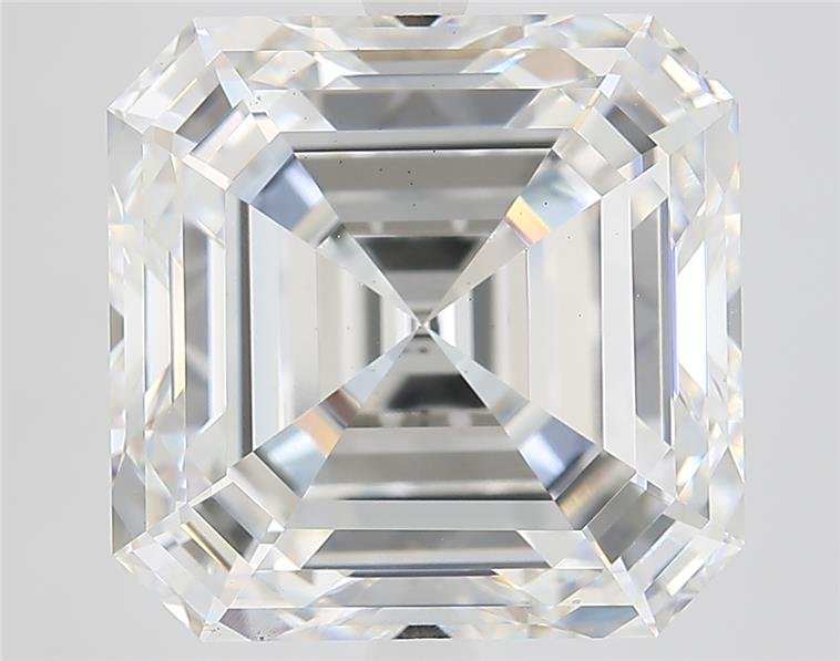 12.35ct F VS2 Rare Carat Ideal Cut Asscher Lab Grown Diamond