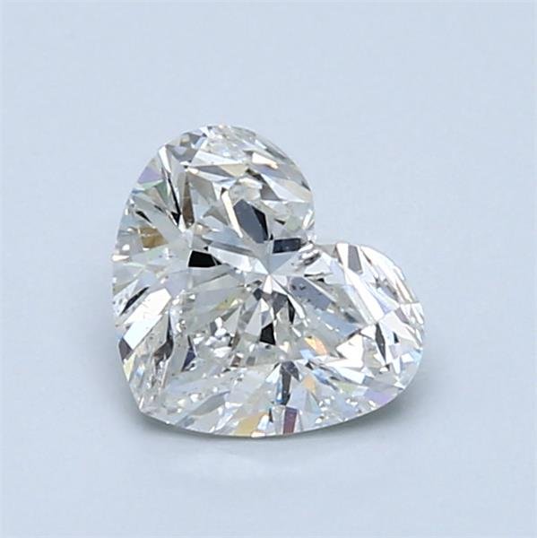 0.83ct H SI2 Very Good Cut Heart Diamond