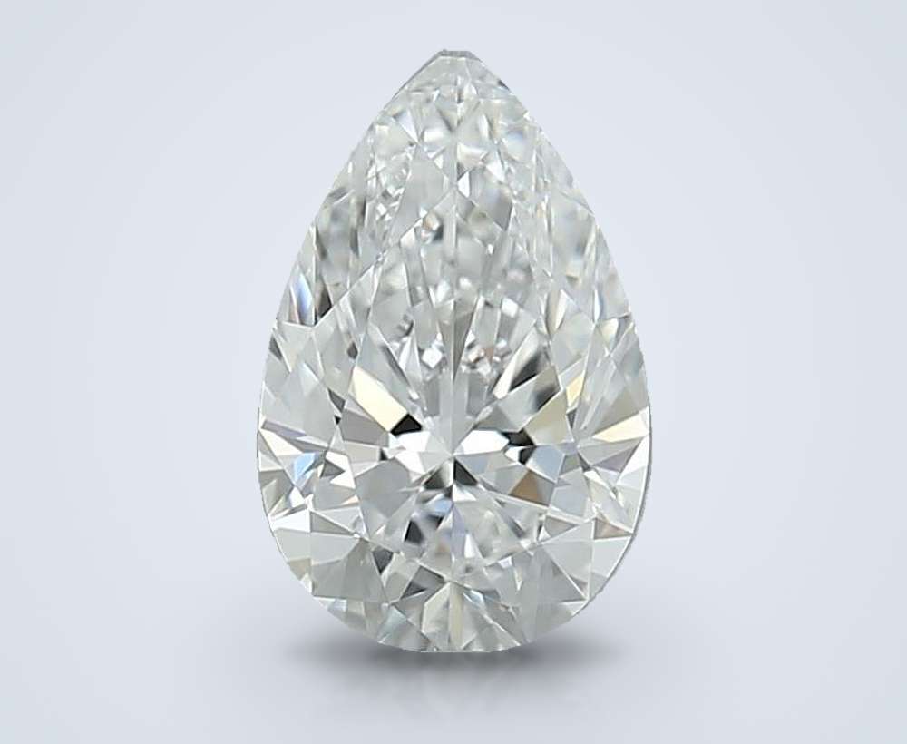 0.61 Carat Pear Natural Diamond