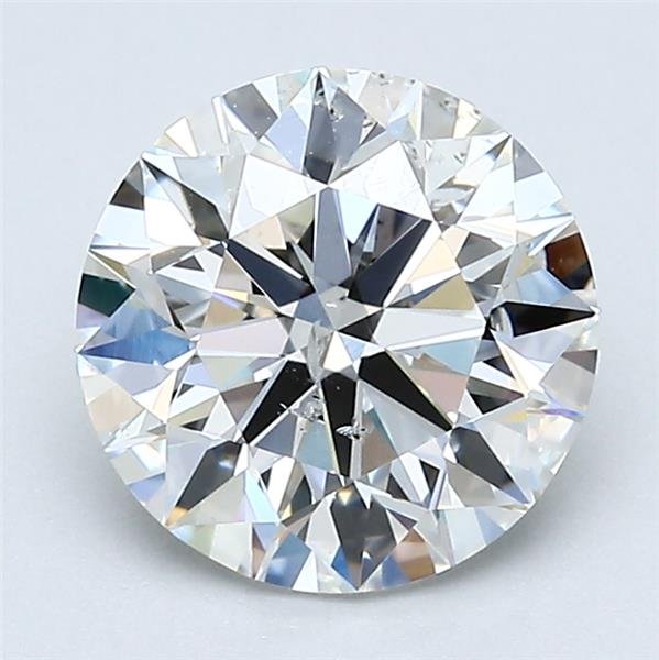 2.01ct G SI2 Rare Carat Ideal Cut Round Diamond