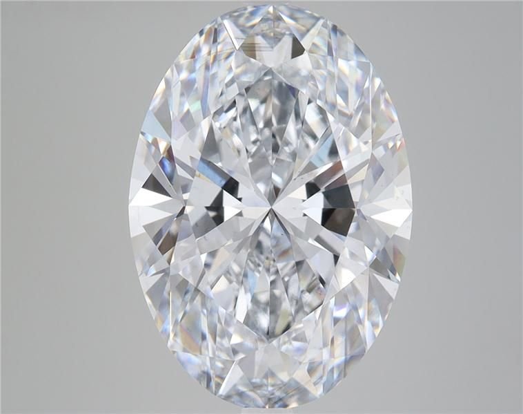 8.38ct F VS2 Rare Carat Ideal Cut Oval Lab Grown Diamond