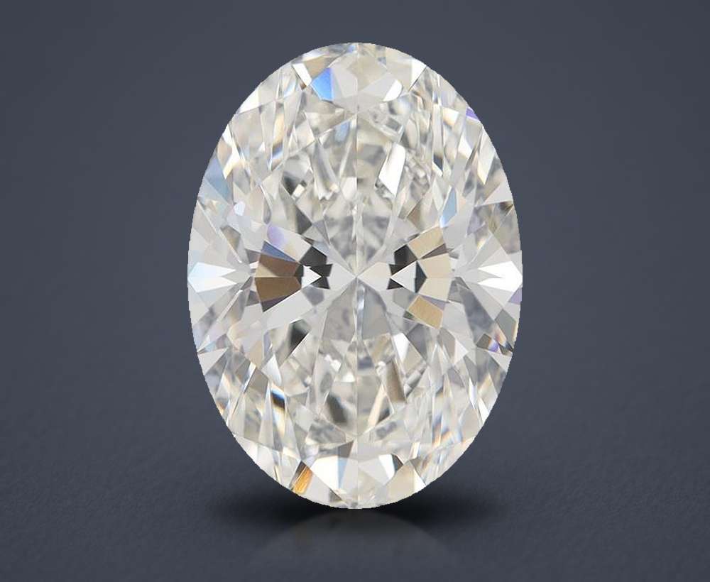 3.71 Carat Oval Lab Diamond