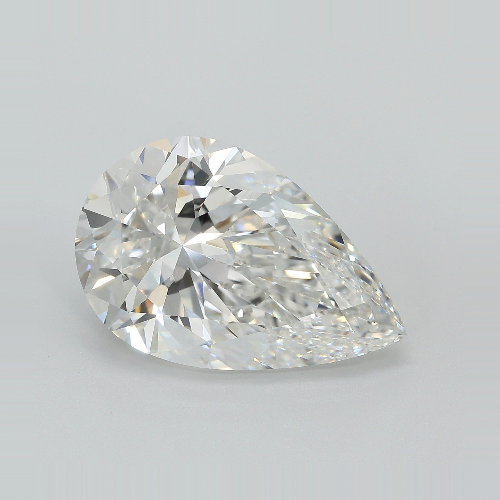 12.05ct F VVS2 Rare Carat Ideal Cut Pear Lab Grown Diamond