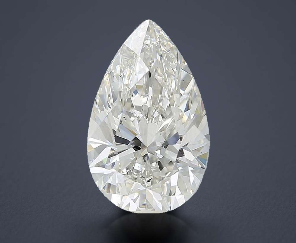 6.46 Carat Pear Lab Diamond