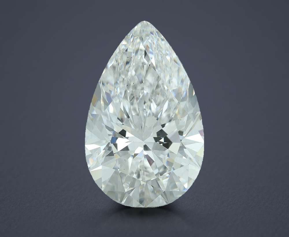 6.90 Carat Pear Lab Diamond