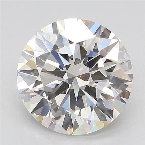 3.15ct E VS2 Rare Carat Ideal Cut Round Lab Grown Diamond