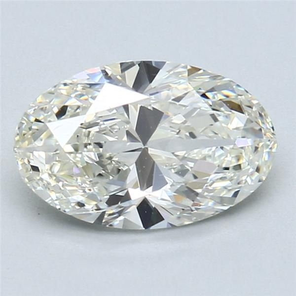 1.91ct J VS2 Rare Carat Ideal Cut Oval Diamond