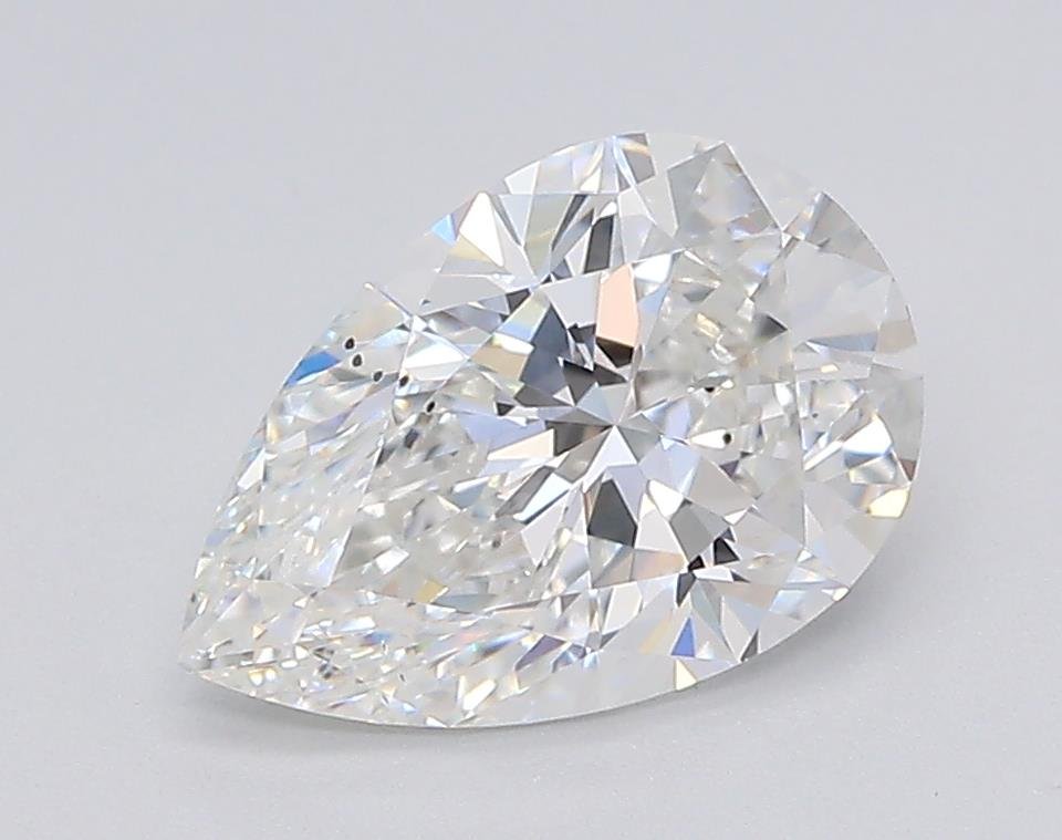 1.51ct F VS2 Rare Carat Ideal Cut Pear Lab Grown Diamond