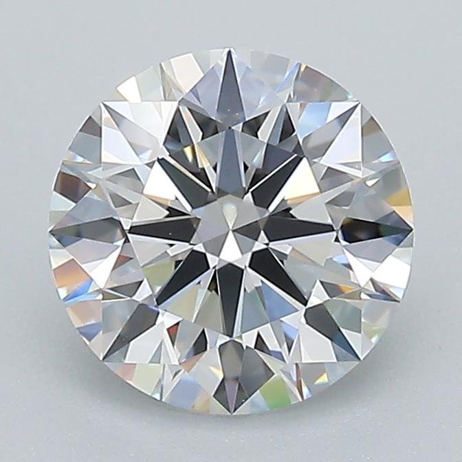1.57ct D VVS2 Rare Carat Ideal Cut Round Lab Grown Diamond