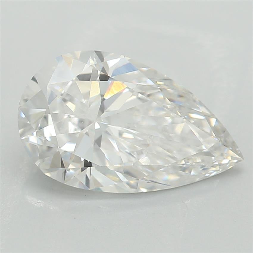 1.03ct D VVS2 Rare Carat Ideal Cut Pear Lab Grown Diamond