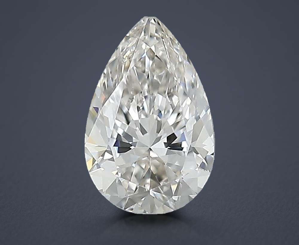 0.47 Carat Pear Natural Diamond