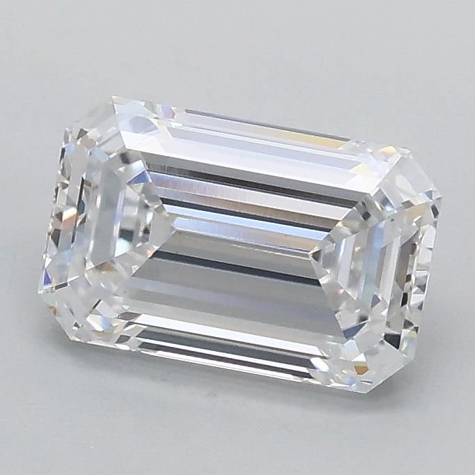 1.06ct D VVS2 Rare Carat Ideal Cut Emerald Lab Grown Diamond