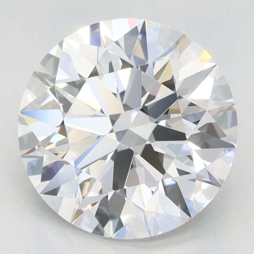 2.48ct D VVS1 Rare Carat Ideal Cut Round Lab Grown Diamond