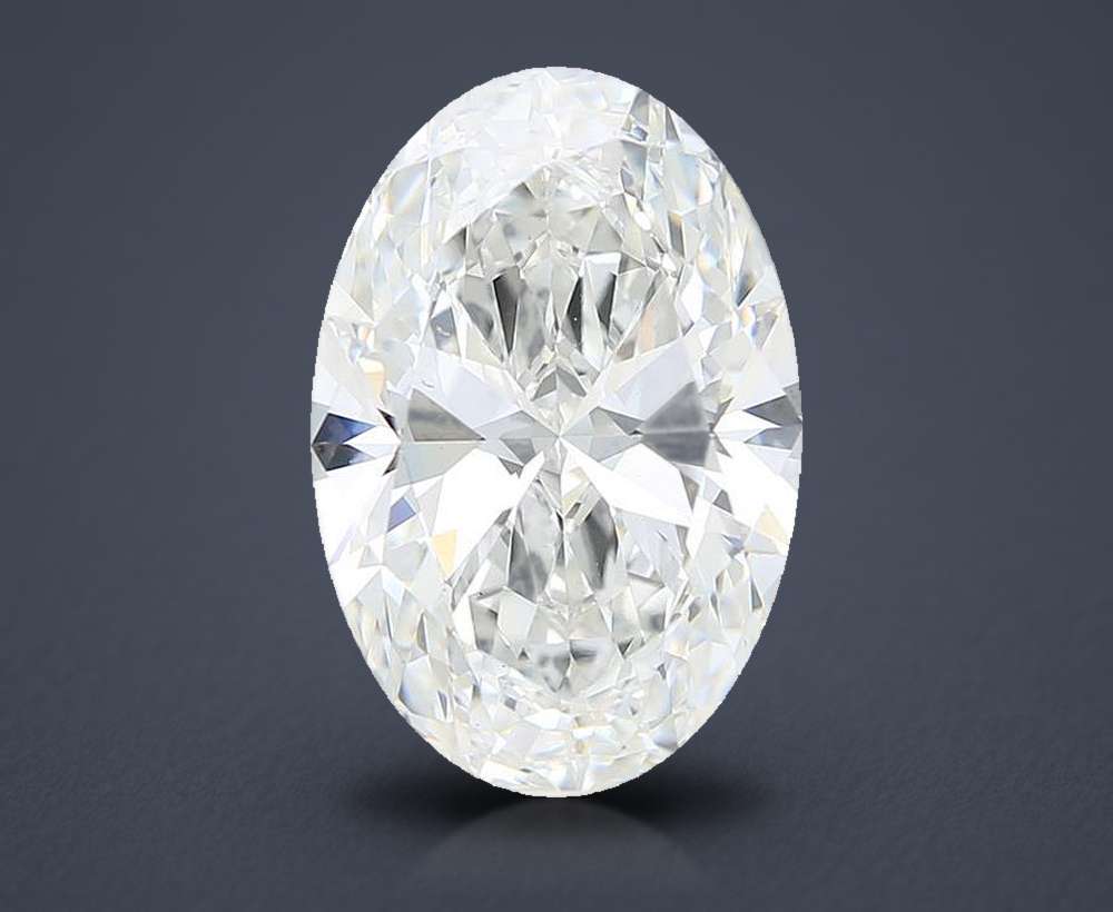 7.62 Carat Oval Lab Diamond