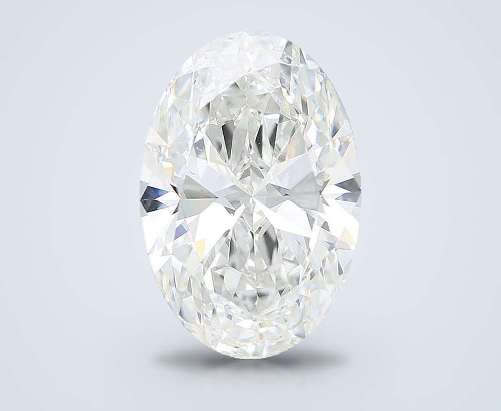 7.62 Carat Oval Lab Diamond