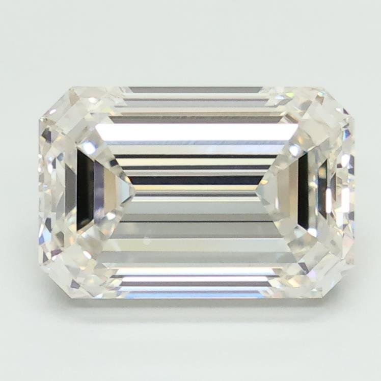 3.09ct G VS1 Rare Carat Ideal Cut Emerald Lab Grown Diamond
