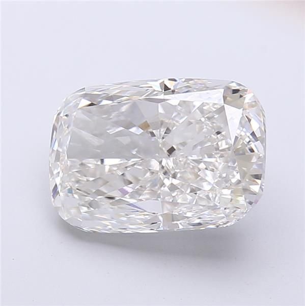 5.09ct F VVS2 Very Good Cut Cushion Lab Grown Diamond