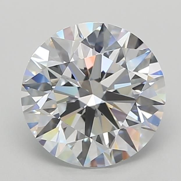 3.04ct D VVS2 Rare Carat Ideal Cut Round Lab Grown Diamond
