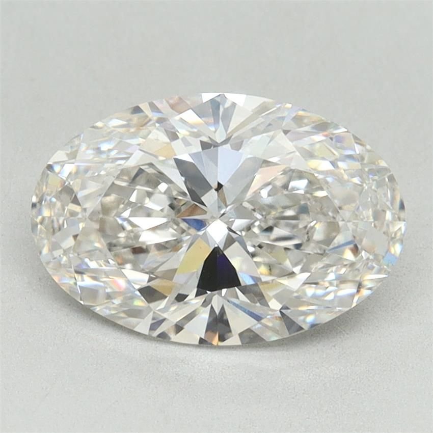 2.19ct F VS1 Rare Carat Ideal Cut Oval Lab Grown Diamond