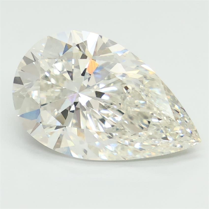 4.09ct H VVS2 Rare Carat Ideal Cut Pear Lab Grown Diamond