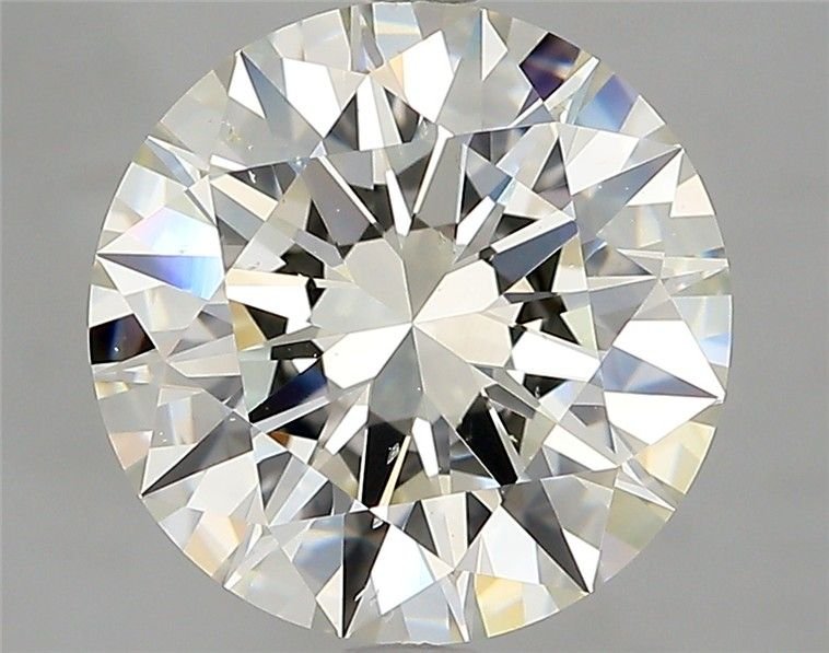 4.01ct K SI1 Excellent Cut Round Diamond