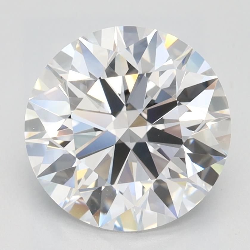 2.13ct D VVS1 Rare Carat Ideal Cut Round Lab Grown Diamond