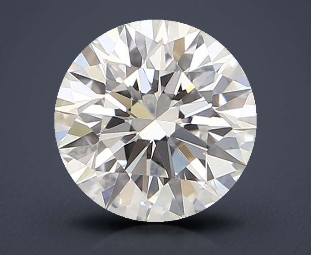 0.61 Carat Round Natural Diamond