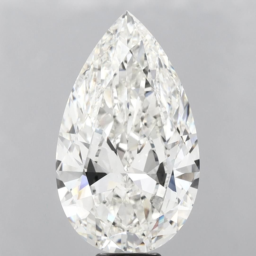 12.09ct G VVS2 Rare Carat Ideal Cut Pear Lab Grown Diamond