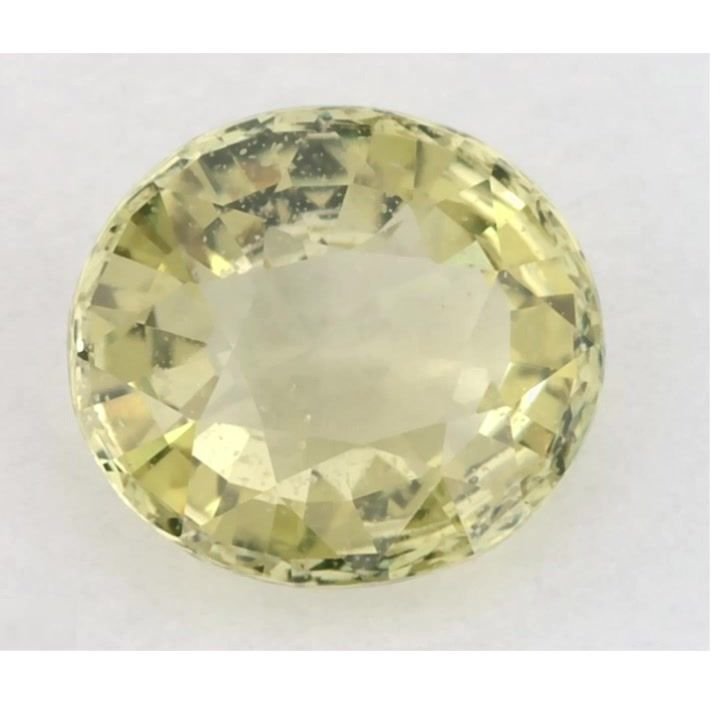 1.31 Carat Green Oval Sapphire
