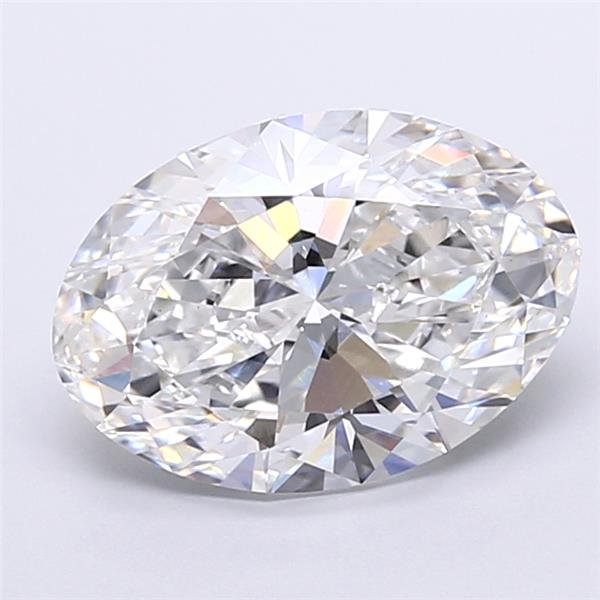 4.66ct E VS1 Rare Carat Ideal Cut Oval Lab Grown Diamond
