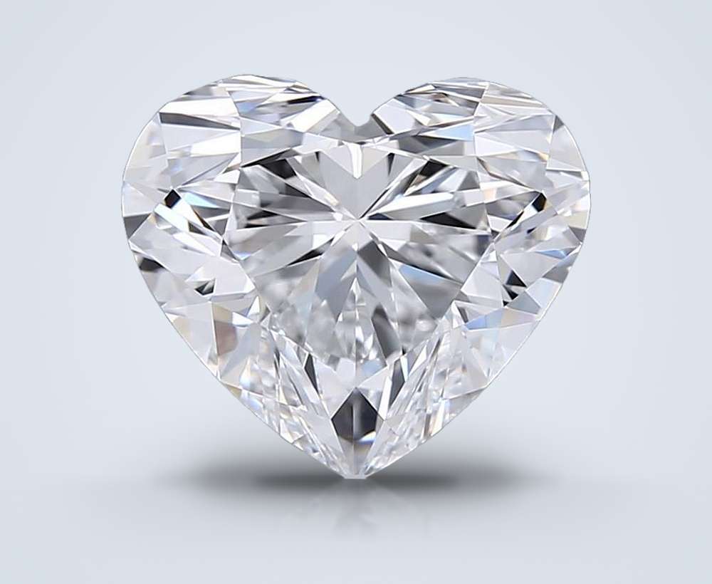 2.50 Carat Heart Lab Diamond
