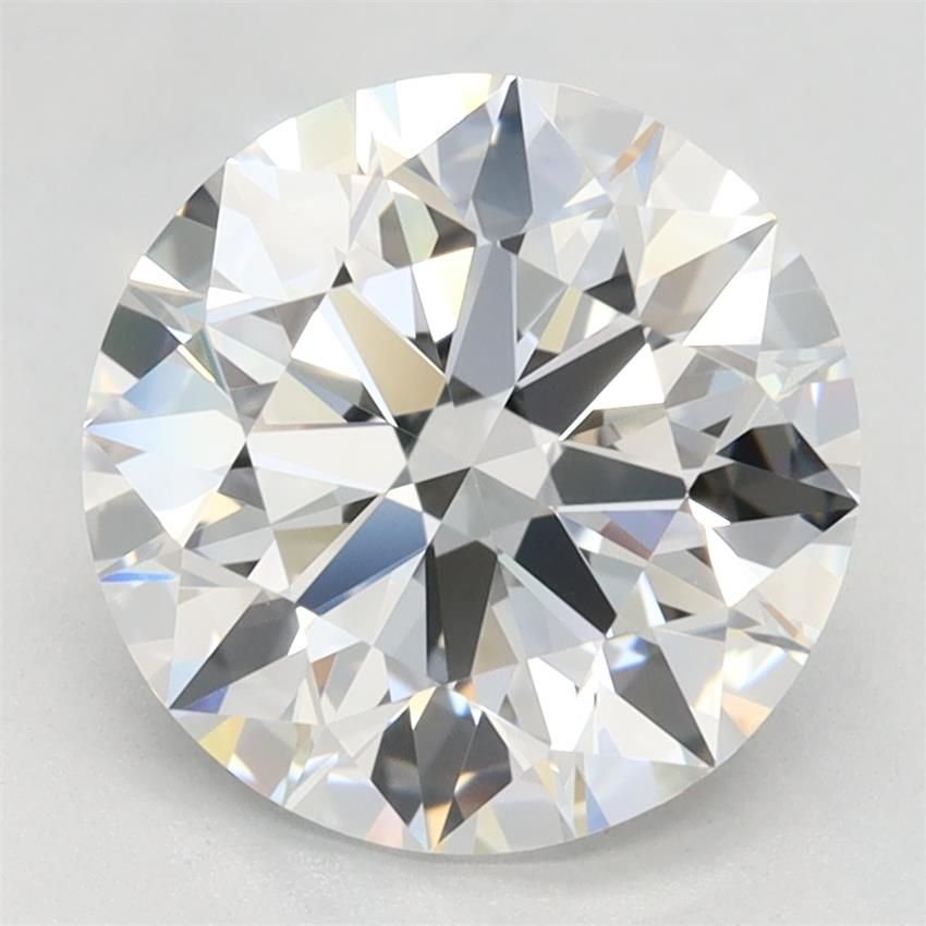 2.72ct D VVS2 Rare Carat Ideal Cut Round Lab Grown Diamond