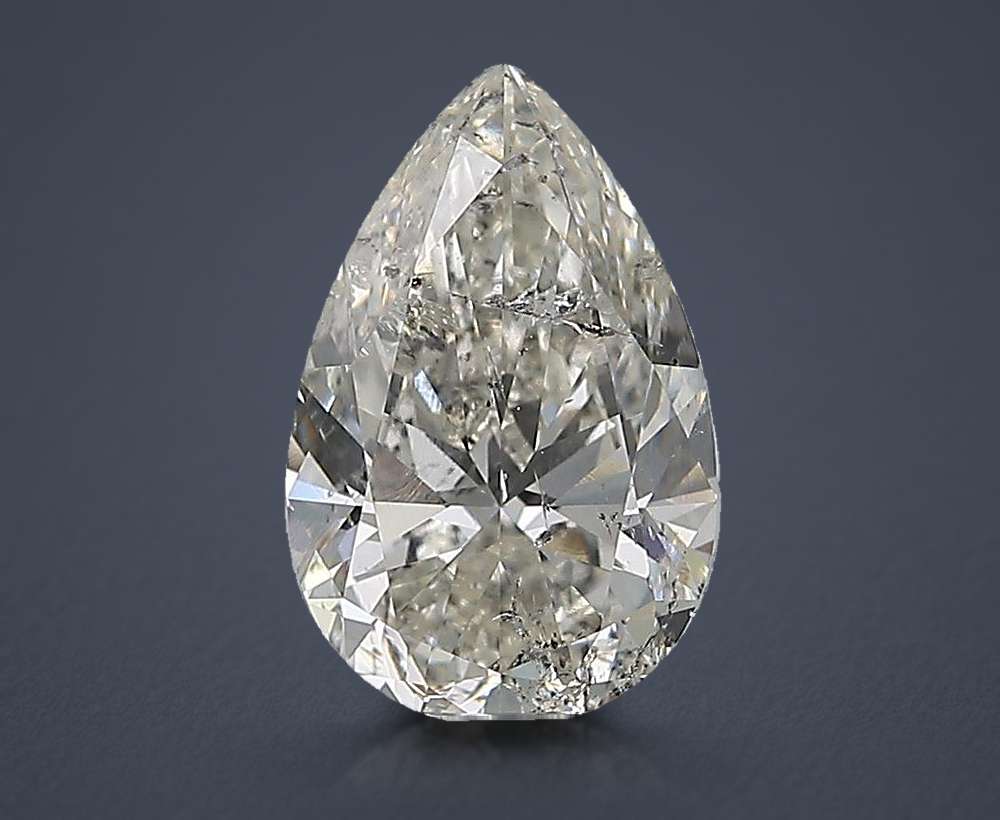 2.01 Carat Pear Natural Diamond