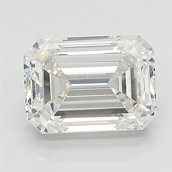 1.55ct G VVS2 Rare Carat Ideal Cut Emerald Lab Grown Diamond