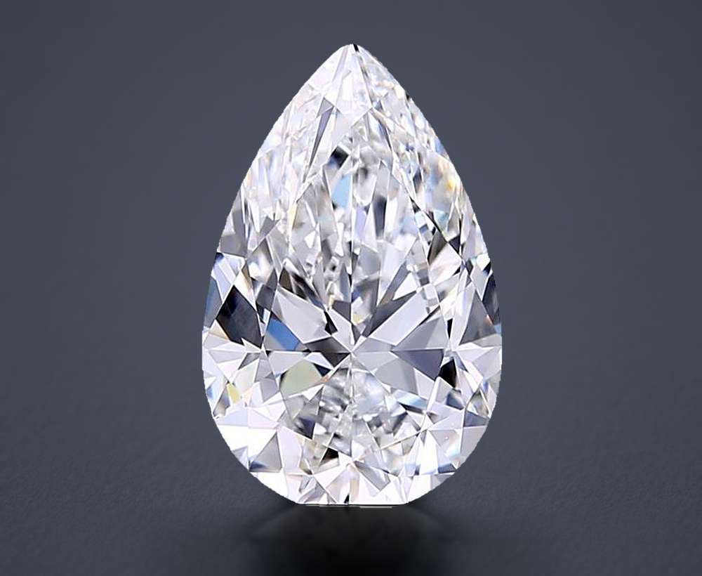 3.57 Carat Pear Lab Diamond