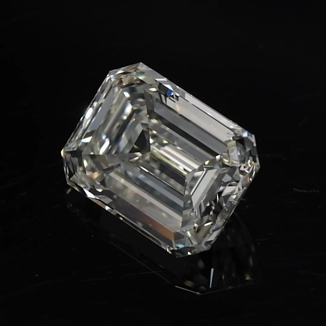 4.01ct K IF Very Good Cut Emerald Diamond