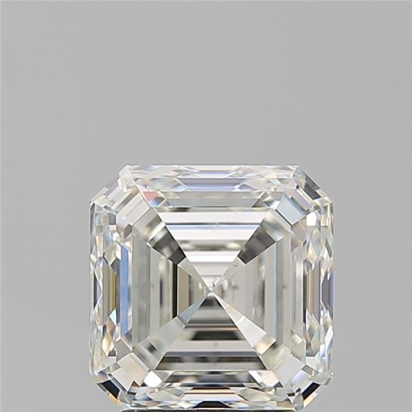 3.01ct J VS2 Rare Carat Ideal Cut Asscher Diamond