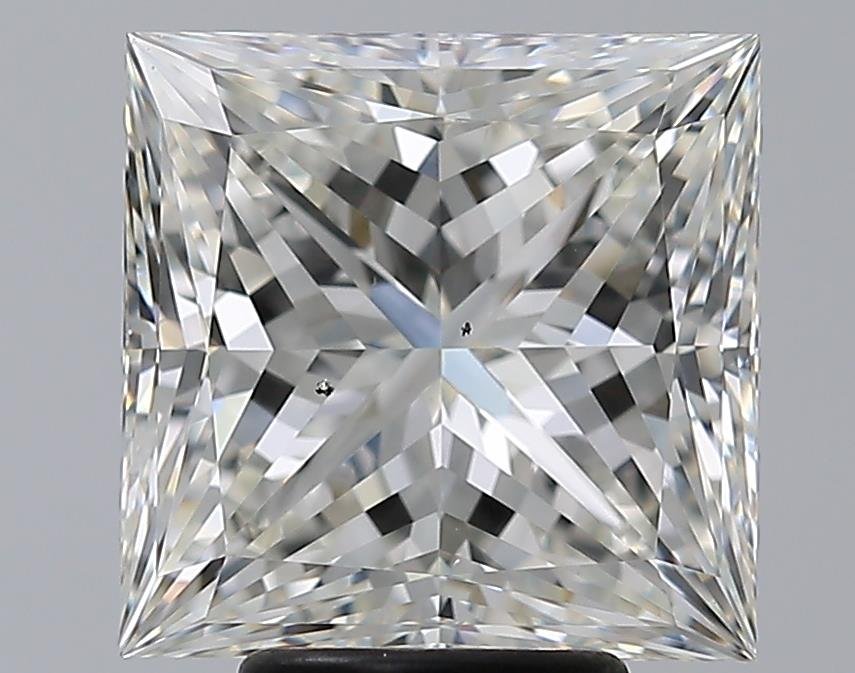 5.01ct I SI1 Rare Carat Ideal Cut Princess Diamond