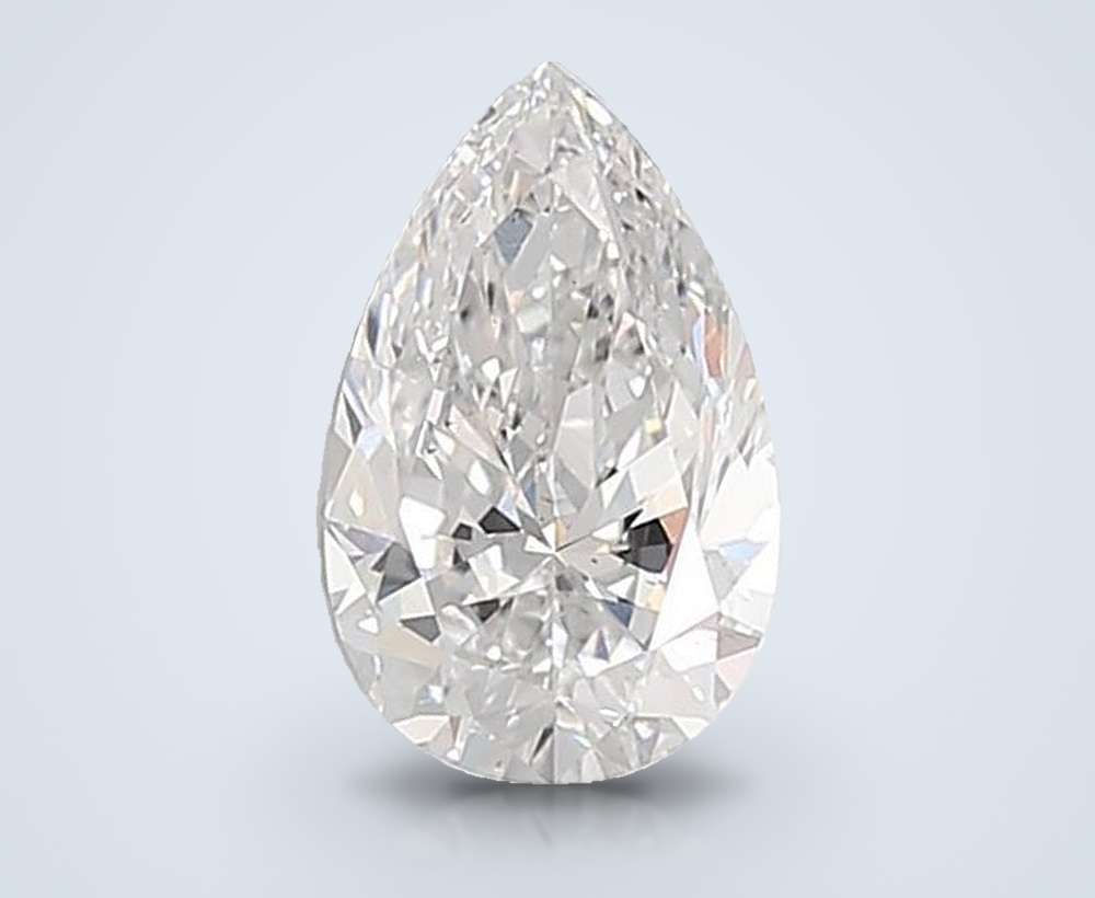 2.00 Carat Pear Lab Diamond