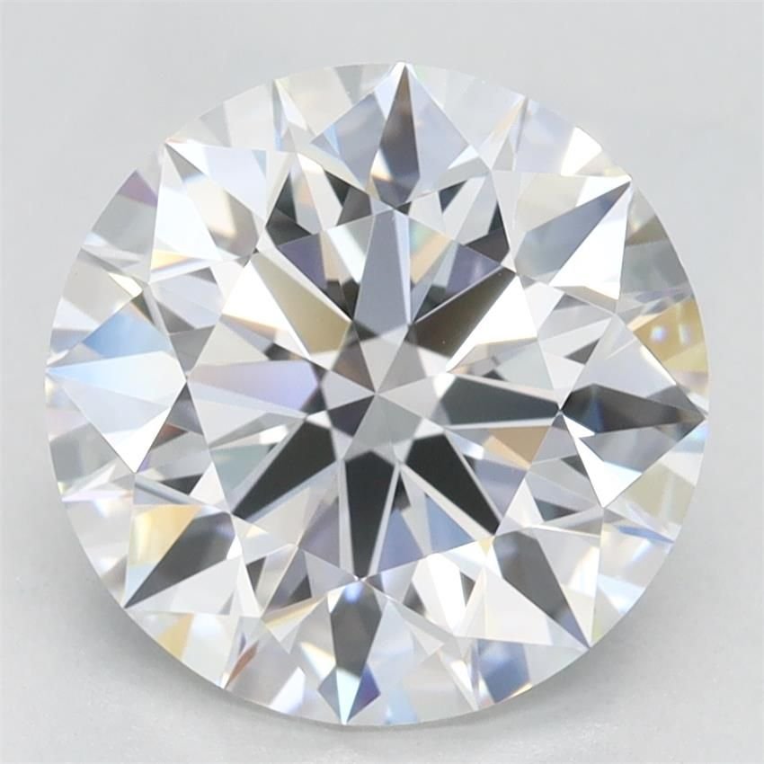 2.84ct D VVS1 Rare Carat Ideal Cut Round Lab Grown Diamond