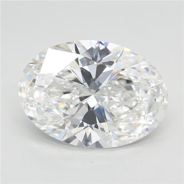 3.09ct E VS1 Rare Carat Ideal Cut Oval Lab Grown Diamond