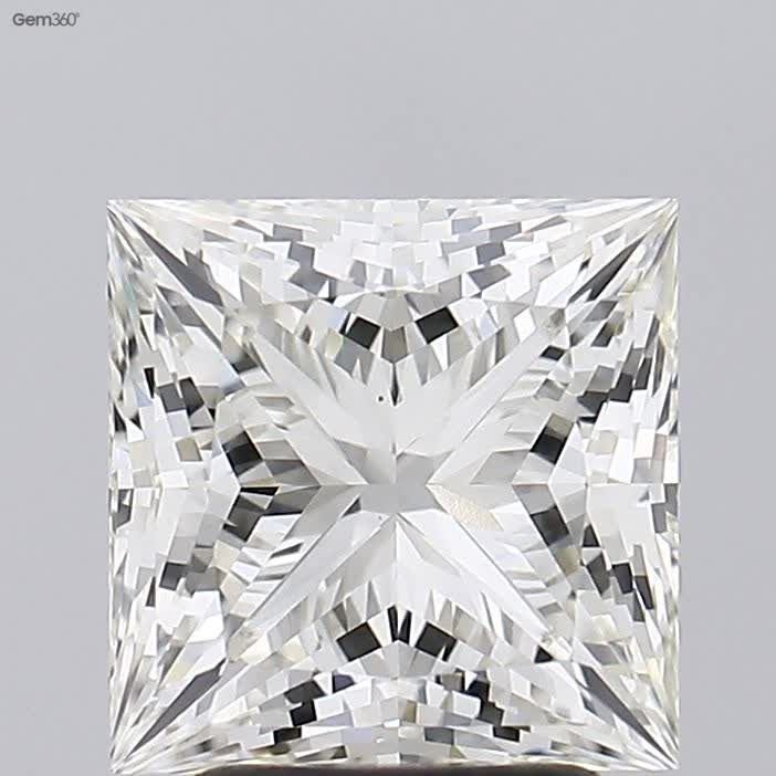 3.36ct I VS1 Rare Carat Ideal Cut Princess Lab Grown Diamond