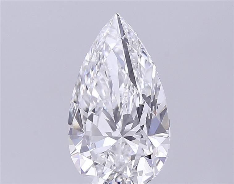 3.00 Carat Pear Lab Diamond