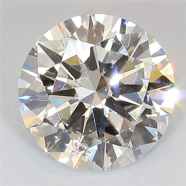3.02ct J SI1 Excellent Cut Round Lab Grown Diamond