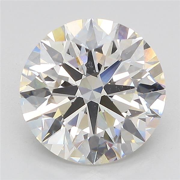 4.21ct F VS1 Rare Carat Ideal Cut Round Lab Grown Diamond