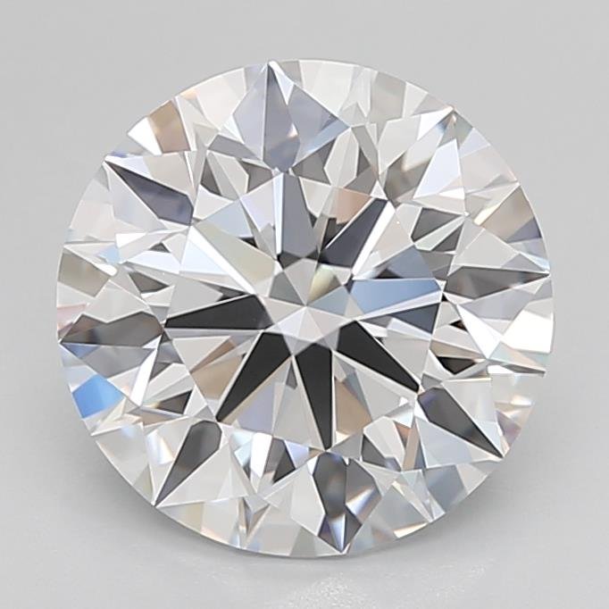 4.05ct F IF Rare Carat Ideal Cut Round Lab Grown Diamond