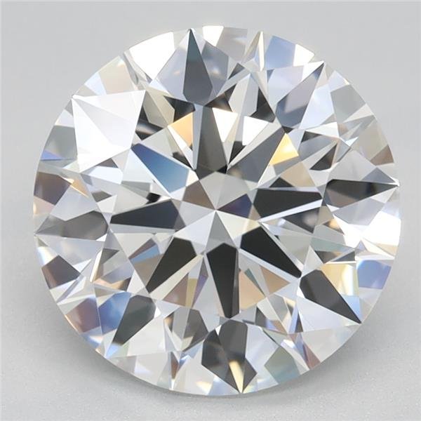 2.92ct E VVS1 Rare Carat Ideal Cut Round Lab Grown Diamond