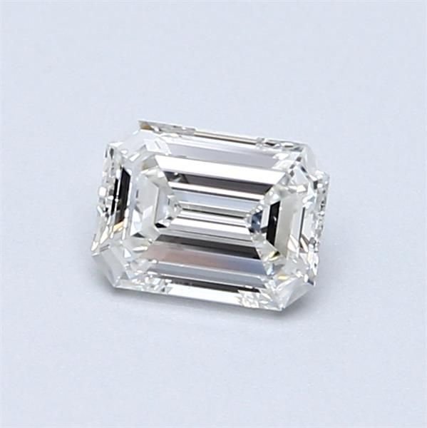 0.53ct G VVS2 Rare Carat Ideal Cut Emerald Diamond