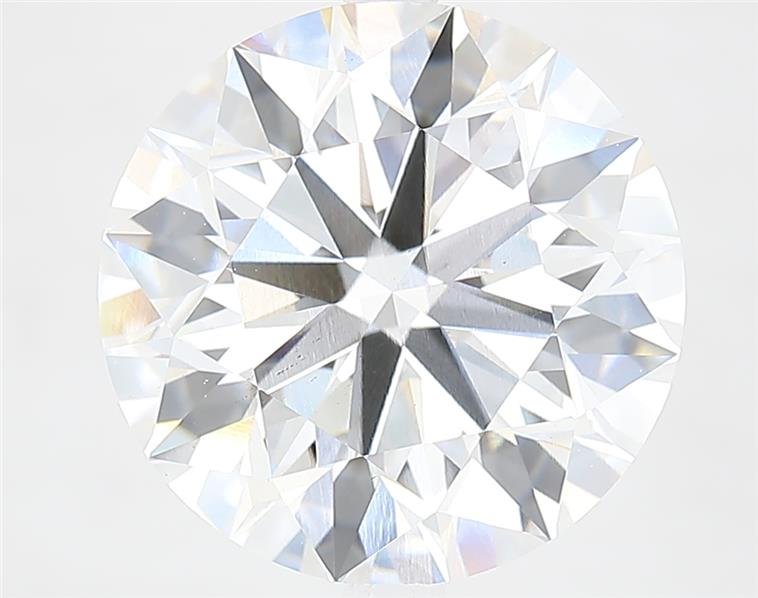 6.70ct F VS2 Rare Carat Ideal Cut Round Lab Grown Diamond