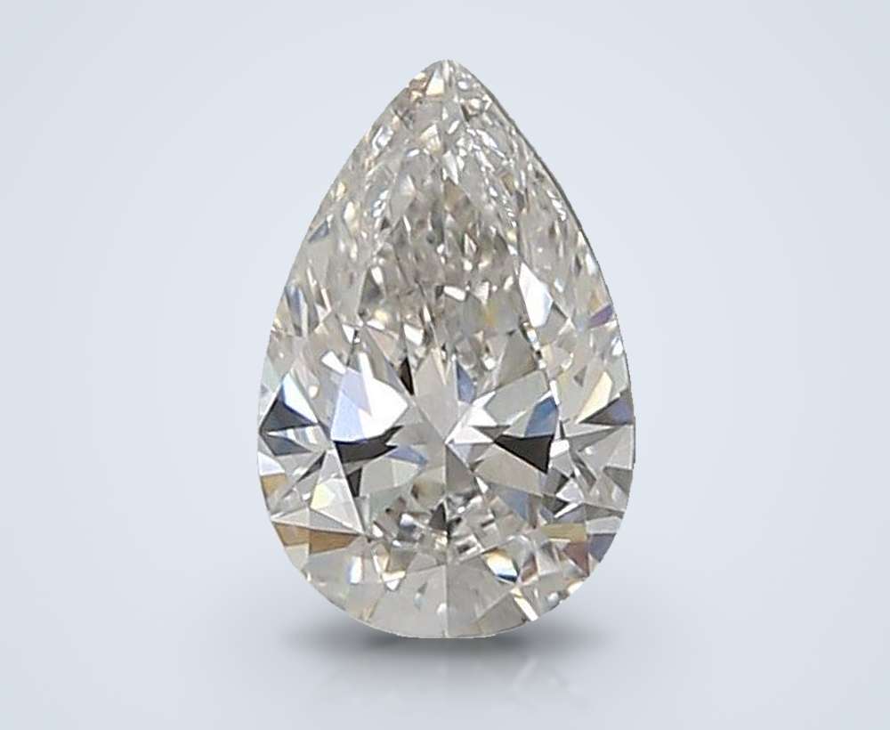 0.81 Carat Pear Lab Diamond